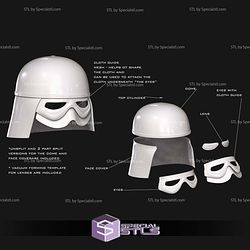 Cosplay STL Files Snowtrooper Helmet V2