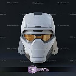 Cosplay STL Files Snowtrooper Spartan Helmet