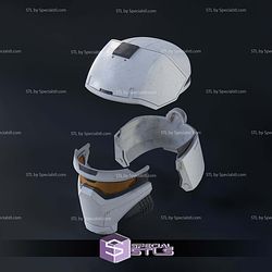 Cosplay STL Files Snowtrooper Spartan Helmet