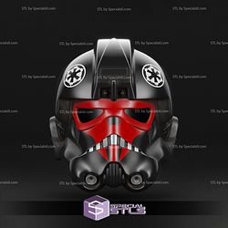 Cosplay STL Files Tie Fighter Pilot Helmet