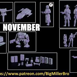 November 2021 Bigmillerbro Miniatures