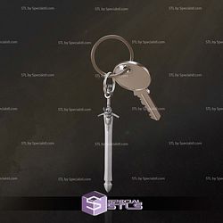 Dante Devil May Cry Sword Keychain STL Files