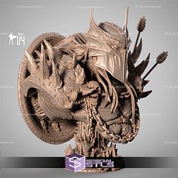 Dark Ages Spawn Portrait Bust STL Files