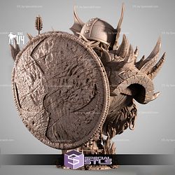Dark Ages Spawn Portrait Bust STL Files