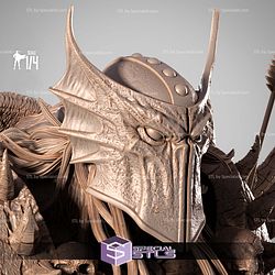 Dark Ages Spawn Portrait Bust STL Files