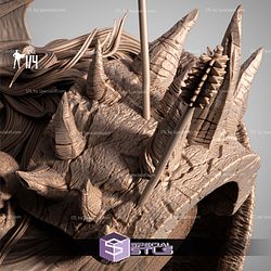 Dark Ages Spawn Portrait Bust STL Files
