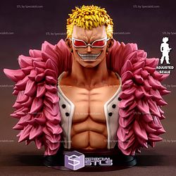 Donquixote Doflamingo Bust STL Files