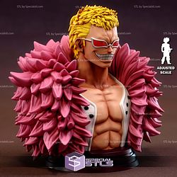 Donquixote Doflamingo Bust STL Files