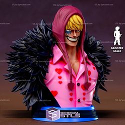 Donquixote Rosinante Bust STL Files
