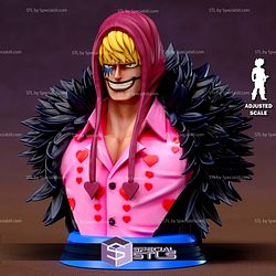 Donquixote Rosinante Bust STL Files