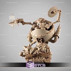 Dr Eggman Diorama 1-6 STL Files