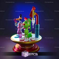 Duck Dodgers Diorama STL Files