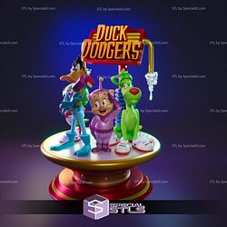 Duck Dodgers Diorama STL Files
