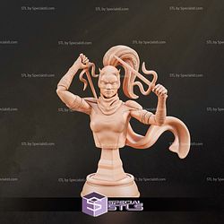 Elektra 2 Sword Bust STL Files