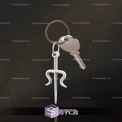 Elektra Sword Keychain STL Files
