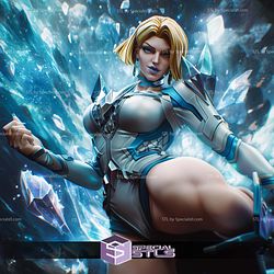 Emma Frost Marvel Rivals Kick STL Files