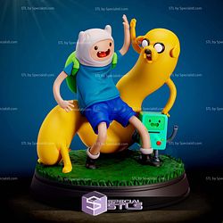 Finn and Jake BMO STL Files