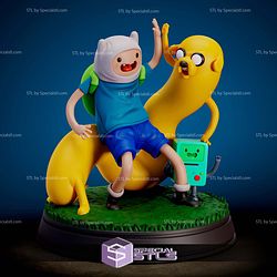 Finn and Jake BMO STL Files