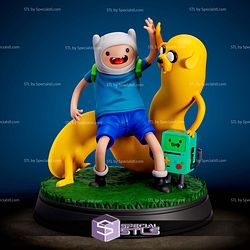 Finn and Jake BMO STL Files