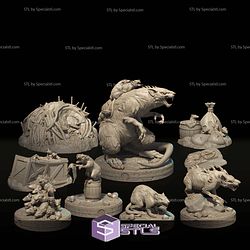 Giant Rats Bundle Crippled God Foundry Miniatures