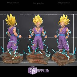 Gohan SSJ2 Injury STL Files