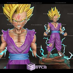 Gohan SSJ2 Injury STL Files