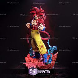Goku SSJ4 395mm STL Files