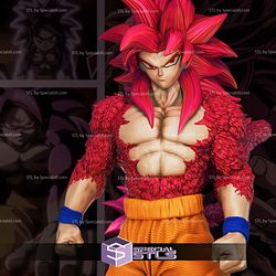 Goku SSJ4 Daima Diorama STL Files