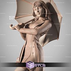 Gwen Stacy in the rain STL Files