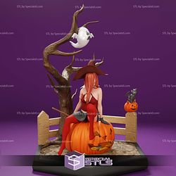 Halloween Witch Pumpkin STL Files