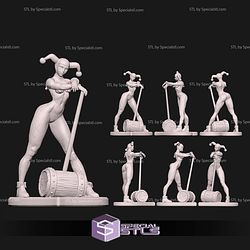Harley Quinn Clown 1-6 STL Files