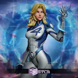 Invisible Woman Standalone Marvel Rivals STL Files