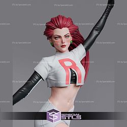 Jessie Pokemon Realistic 1-6 STL Files