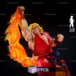 Ken Fire Fist STL Files