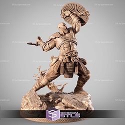 Kratos Axe and Shield STL Files