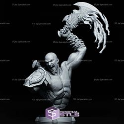 Kratos Kill Bust STL Files