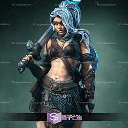 Lia the Barbarian Mercenary STL Files