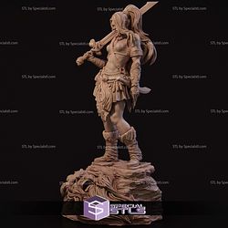 Lia the Barbarian Mercenary STL Files