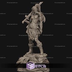 Lia the Barbarian Mercenary STL Files