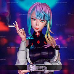 Lucy Cyberpunk with Cloak STL Files