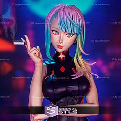 Lucy Cyberpunk with Cloak STL Files