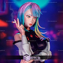 Lucy Cyberpunk with Cloak STL Files