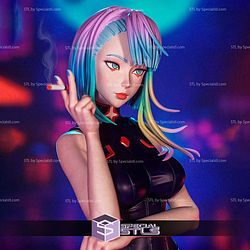 Lucy Cyberpunk with Cloak STL Files
