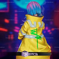 Lucy Cyberpunk with Cloak STL Files