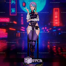 Lucy Cyberpunk with Cloak STL Files