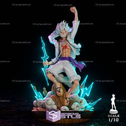 Luffy Gear 5 Thunder STL Files