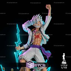 Luffy Gear 5 Thunder STL Files