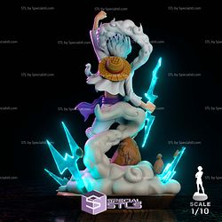 Luffy Gear 5 Thunder STL Files