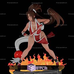 Mai Shiranui Fire Base STL Files