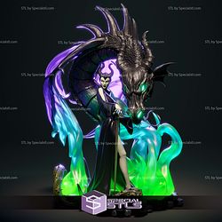 Maleficent Black Dragon STL Files